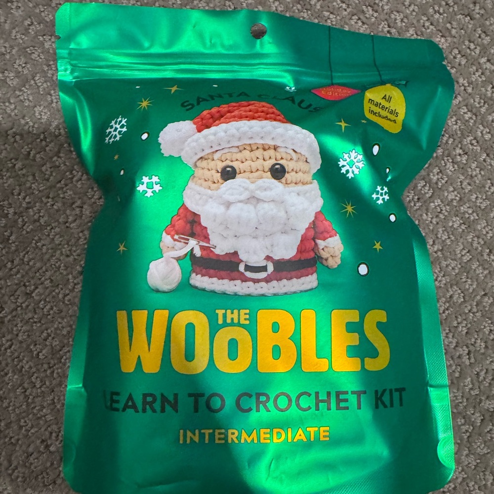 The Woobles Learn to Crochet Kit - Santa Claus